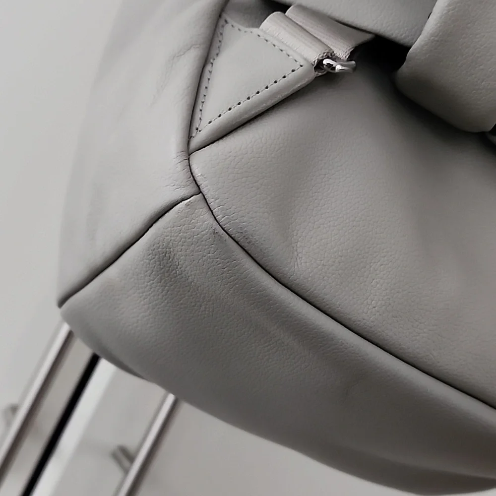 Tumi Daniella Leather Backpack In Gobi Tan /Silver